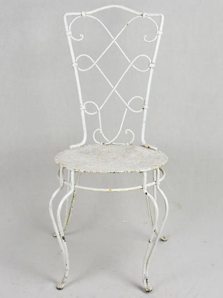 Set of four early 20th Century Parisian garden chairs