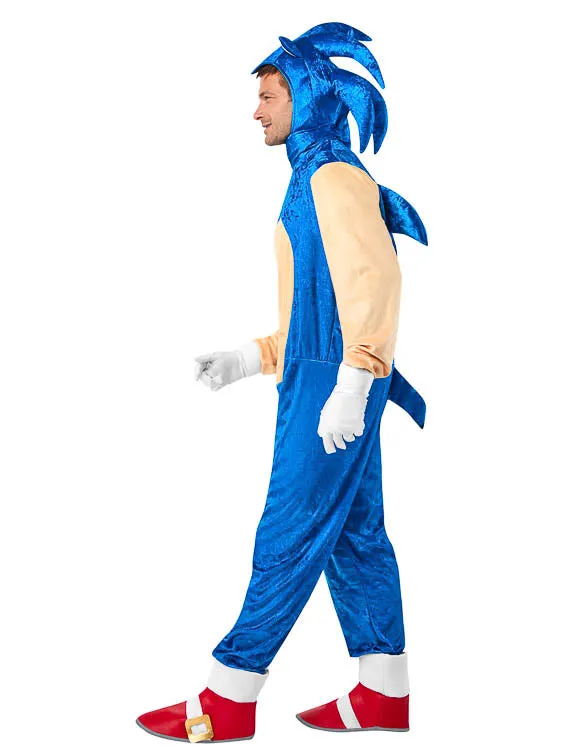 SONIC THE HEDGEHOG COSTUME, ADULT