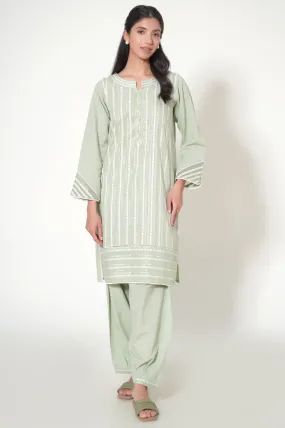 Stitched 2 Piece Jacquard Suit