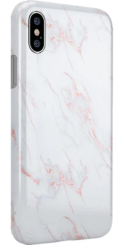 Subtle Blush | White and Pink Marble Case