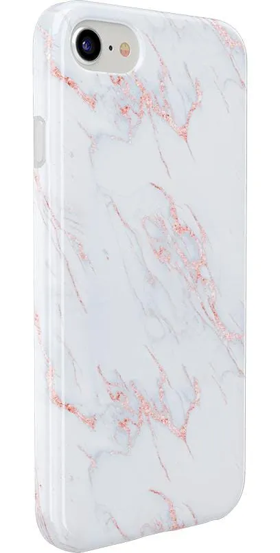 Subtle Blush | White and Pink Marble Case