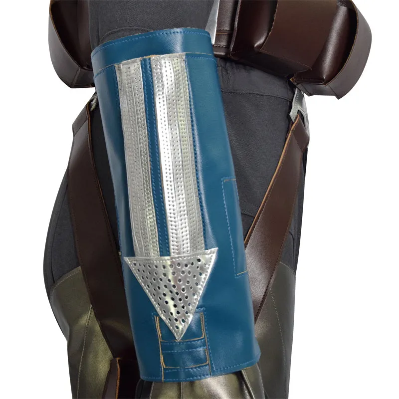 The Mandalorian 3 Cosplay Bo-Katan Kryze Costume Femme Uniform With Helmet