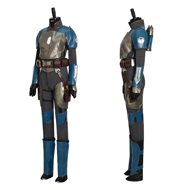 The Mandalorian 3 Cosplay Bo-Katan Kryze Costume Femme Uniform With Helmet