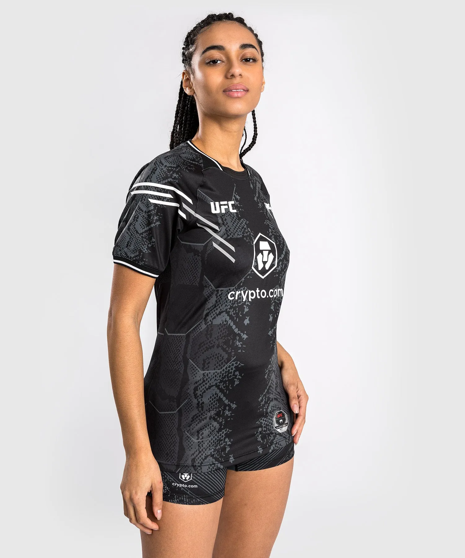 UFC Adrenaline by Venum Personalized Authentic Fight Night Women's Walkout Jersey - Black