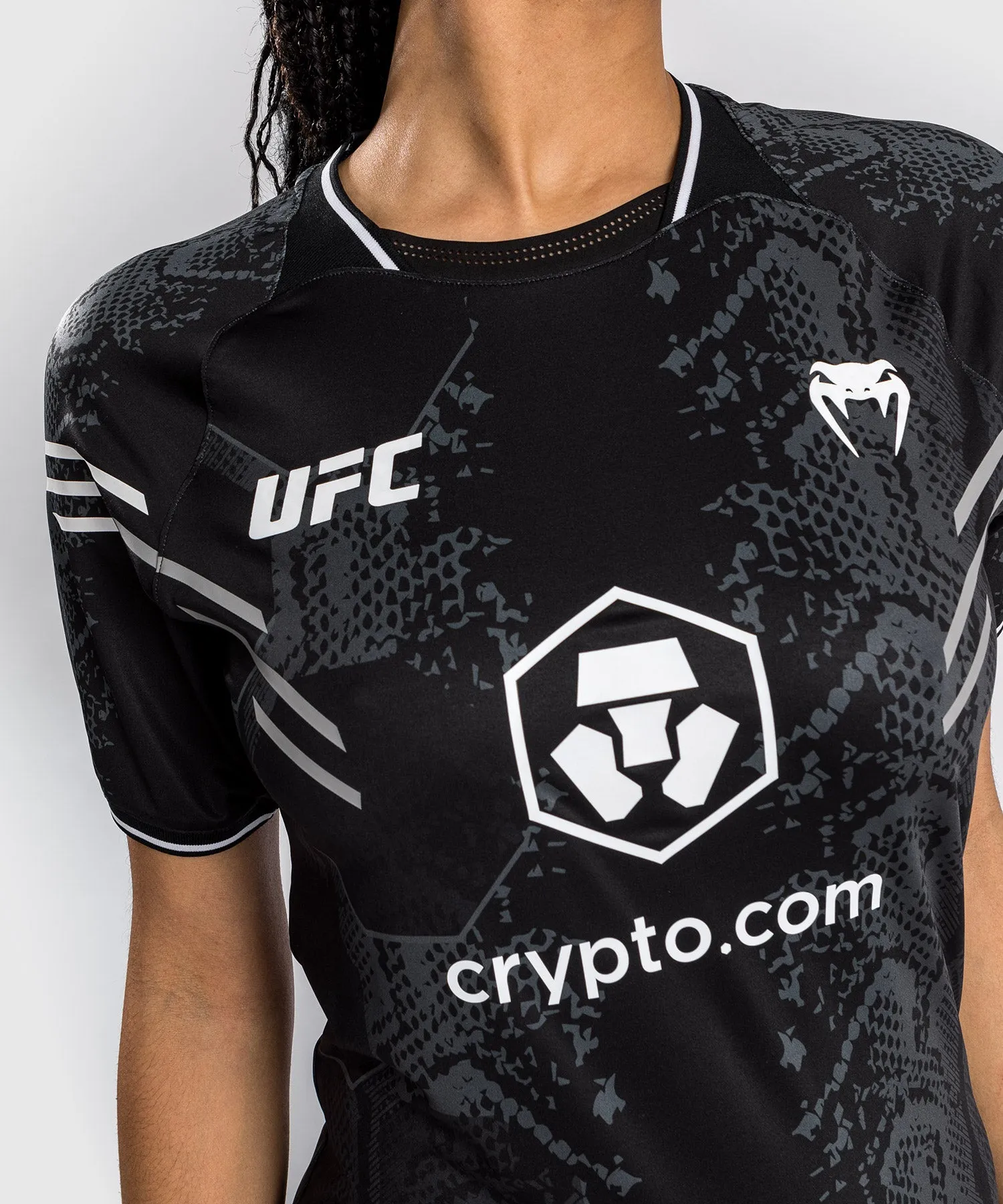 UFC Adrenaline by Venum Personalized Authentic Fight Night Women's Walkout Jersey - Black