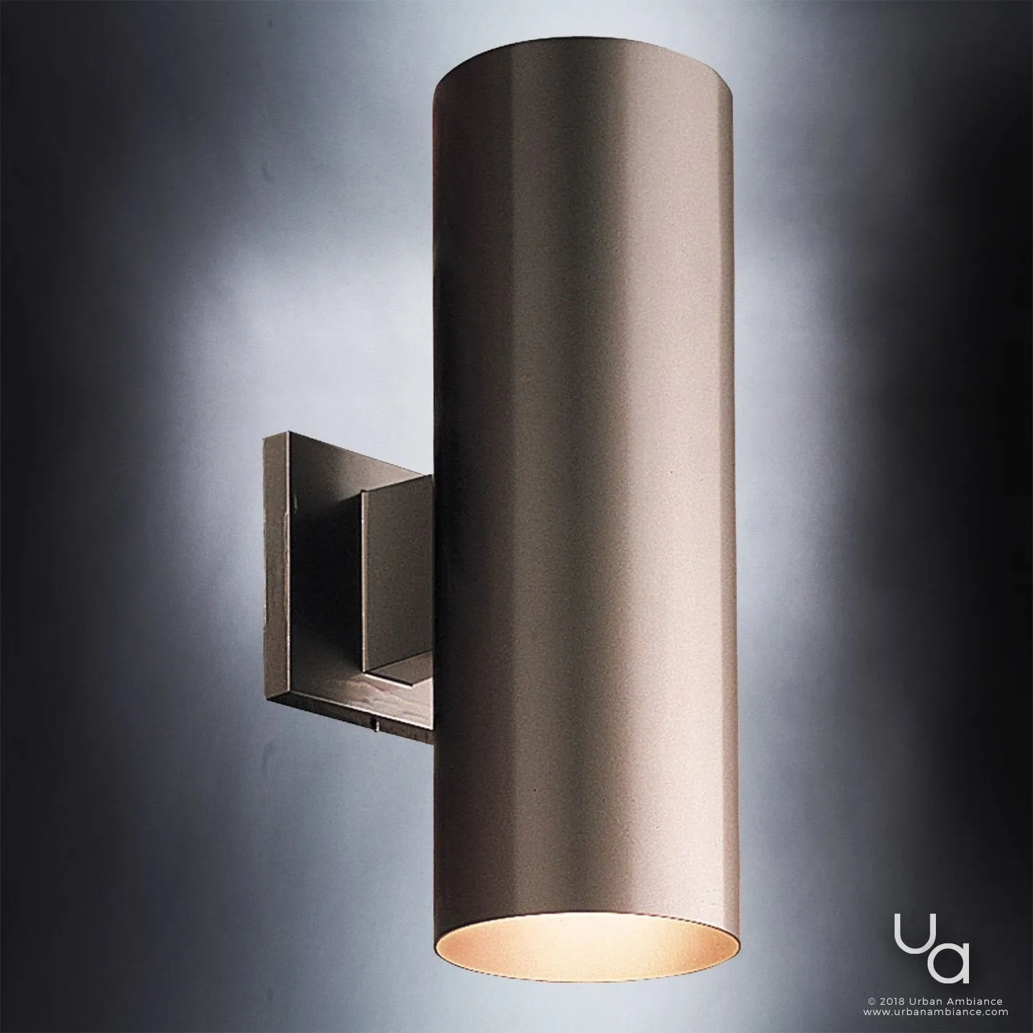 UHP1060 Contemporary Outdoor Wall Light, 14"H x 5"W, Olde Bronze Finish, Hollywood Collection