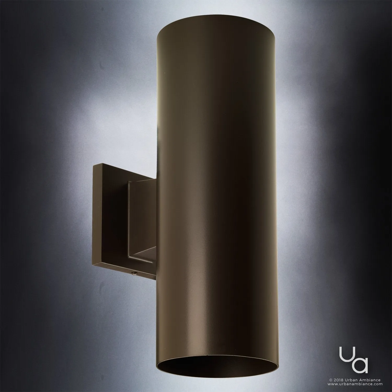 UHP1060 Contemporary Outdoor Wall Light, 14"H x 5"W, Olde Bronze Finish, Hollywood Collection