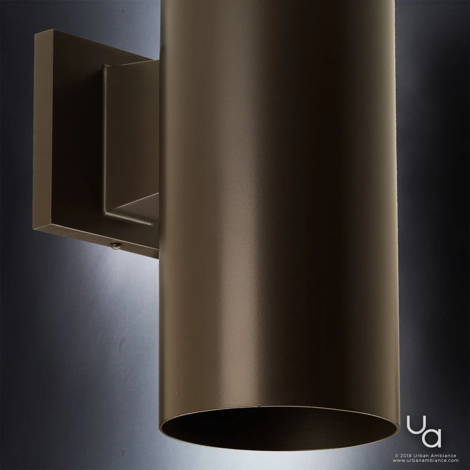 UHP1060 Contemporary Outdoor Wall Light, 14"H x 5"W, Olde Bronze Finish, Hollywood Collection