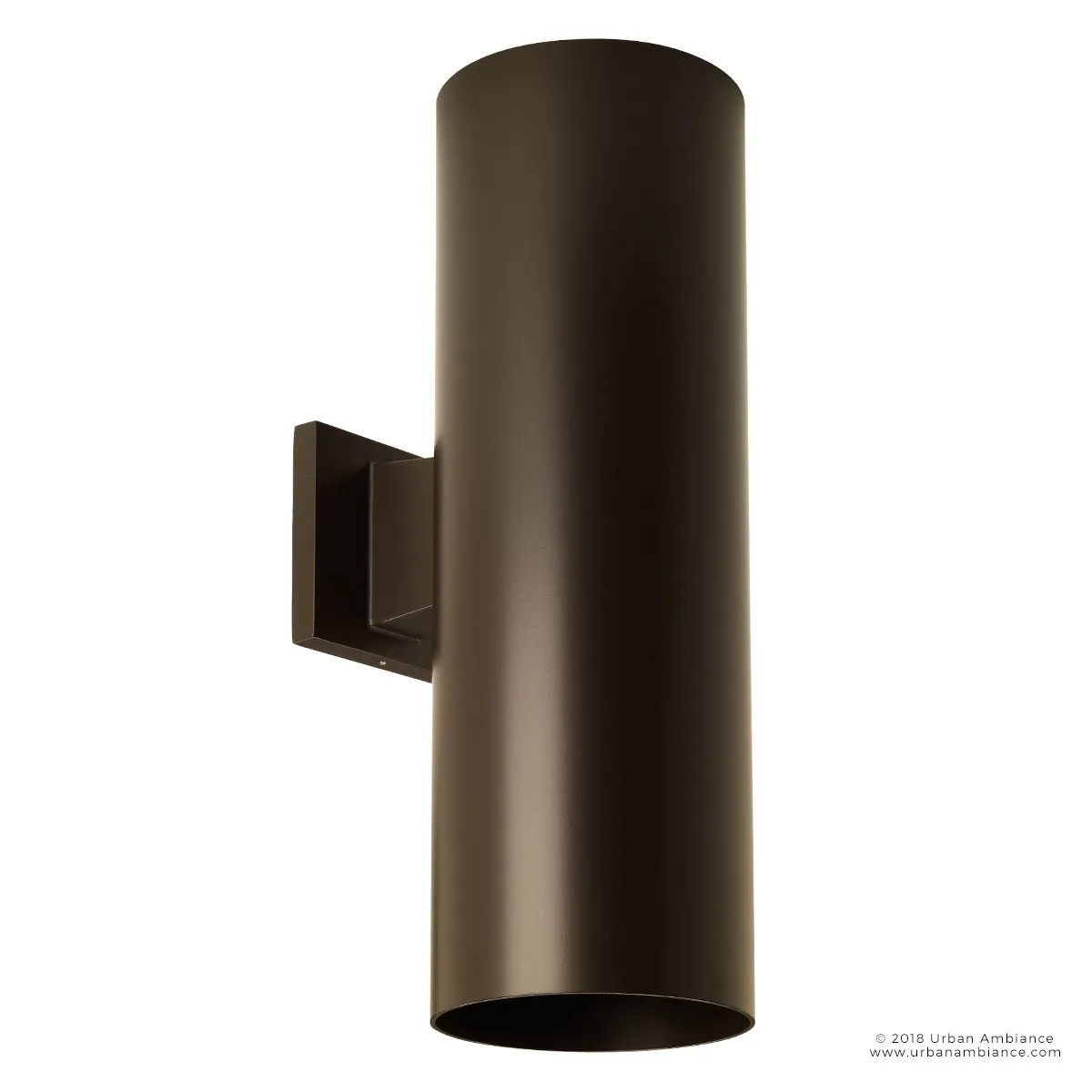 UHP1064 Contemporary Outdoor Wall Light, 18"H x 6"W, Olde Bronze Finish, Hollywood Collection