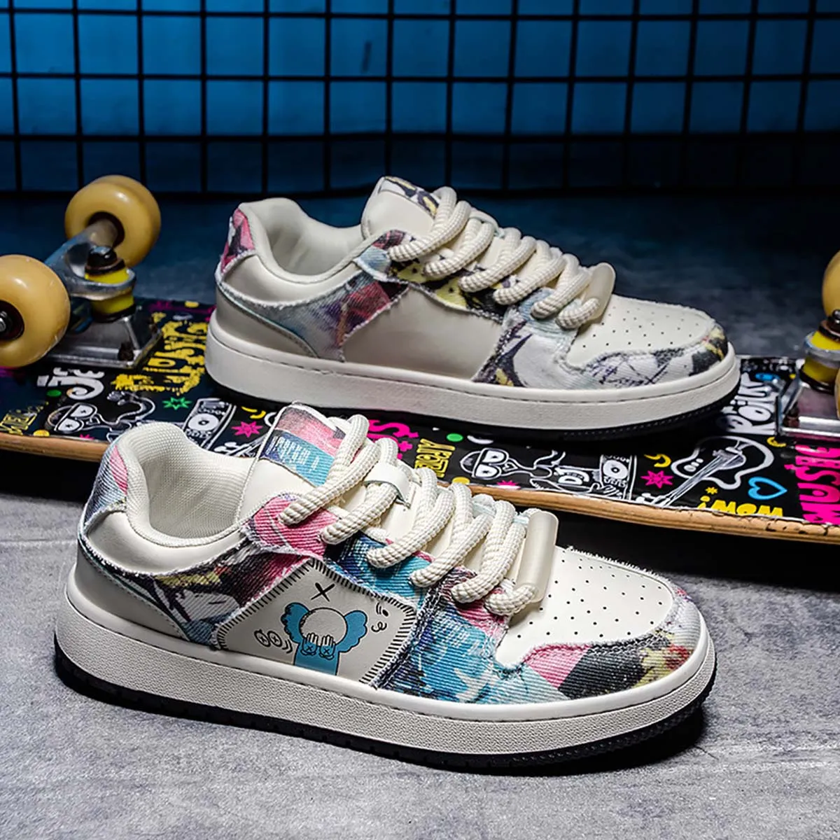 Urban Canvas Graffiti Sneakers