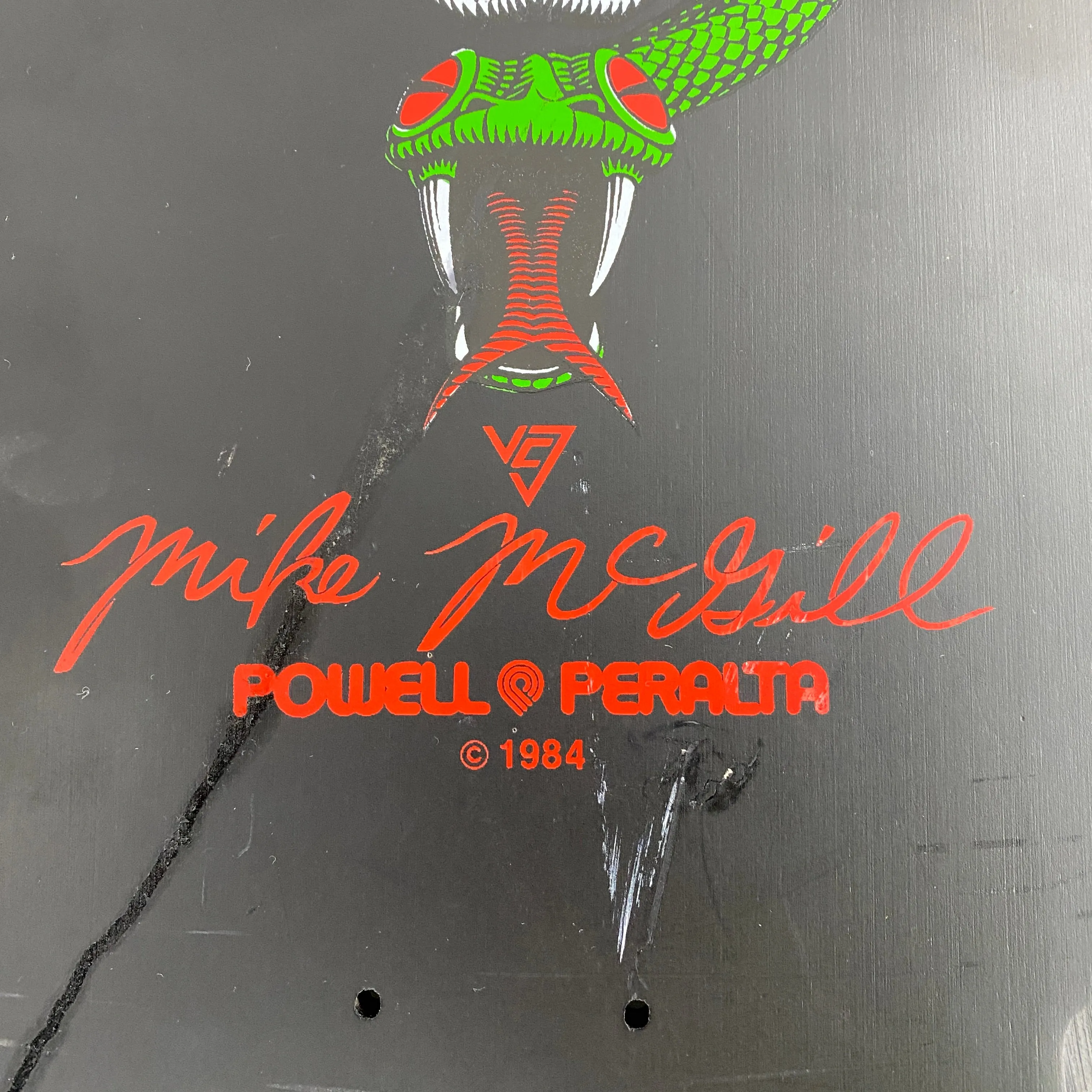 Vintage Mike McGill "Skull And Snake" Powell Peralta NOS Skateboard