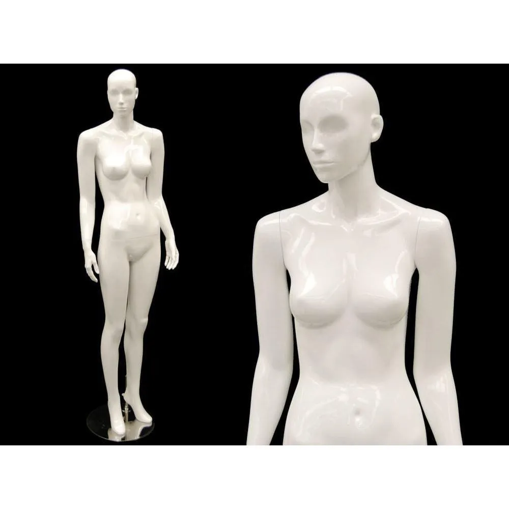 White Abstract Female Mannequin MM-ANNA02