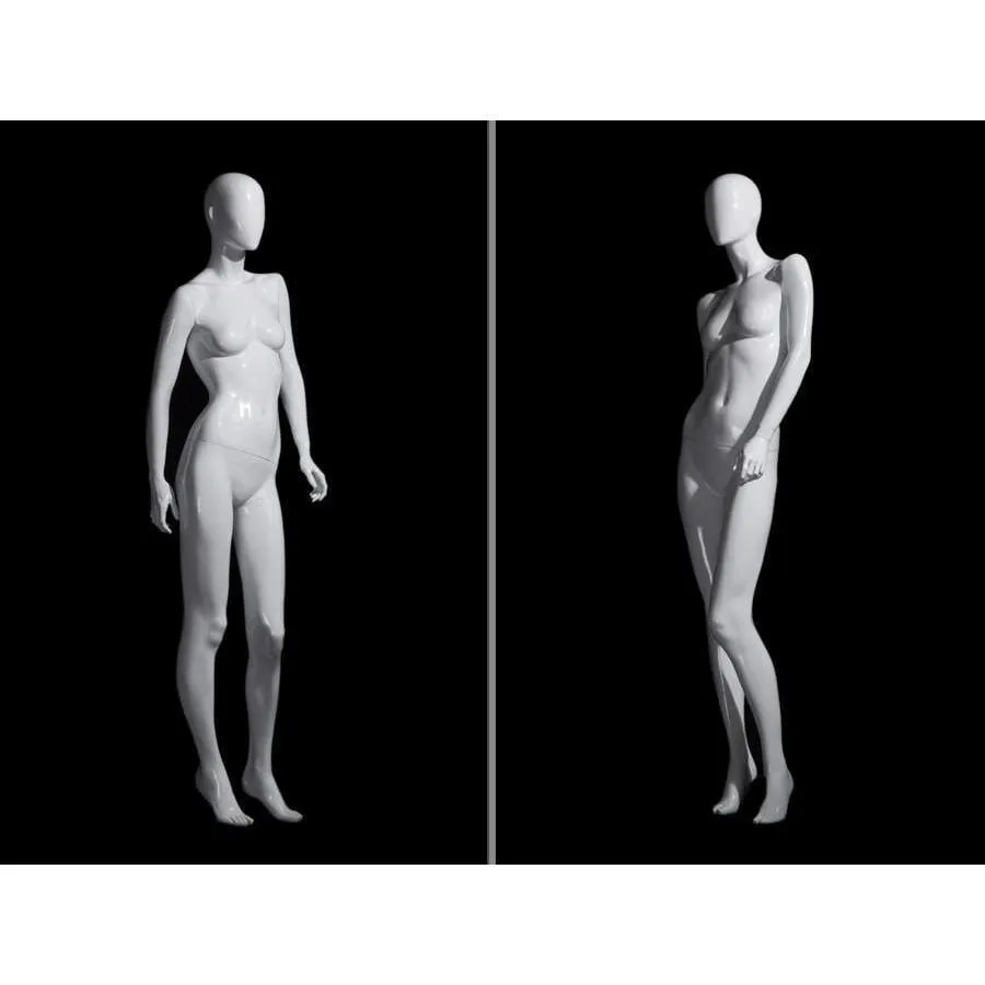 White Abstract Female Mannequin MM-OZIW4