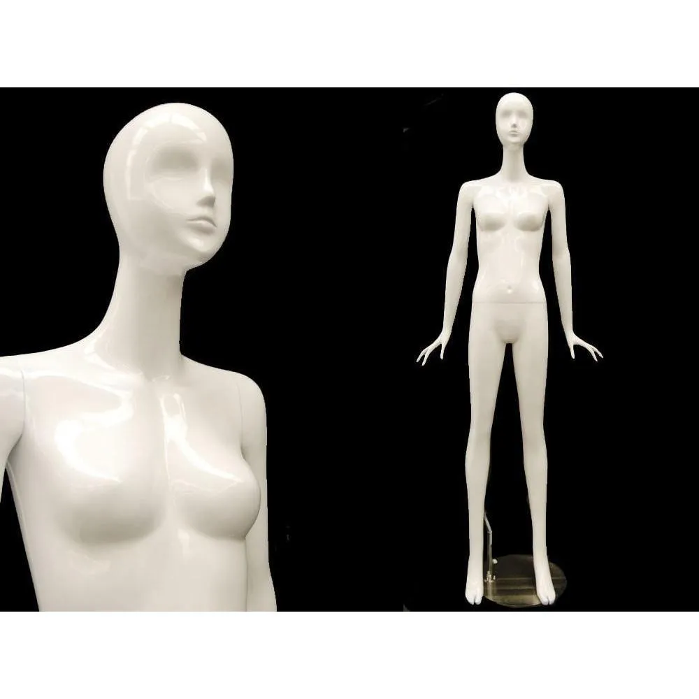 White Female Abstract Mannequin MM-IVY2