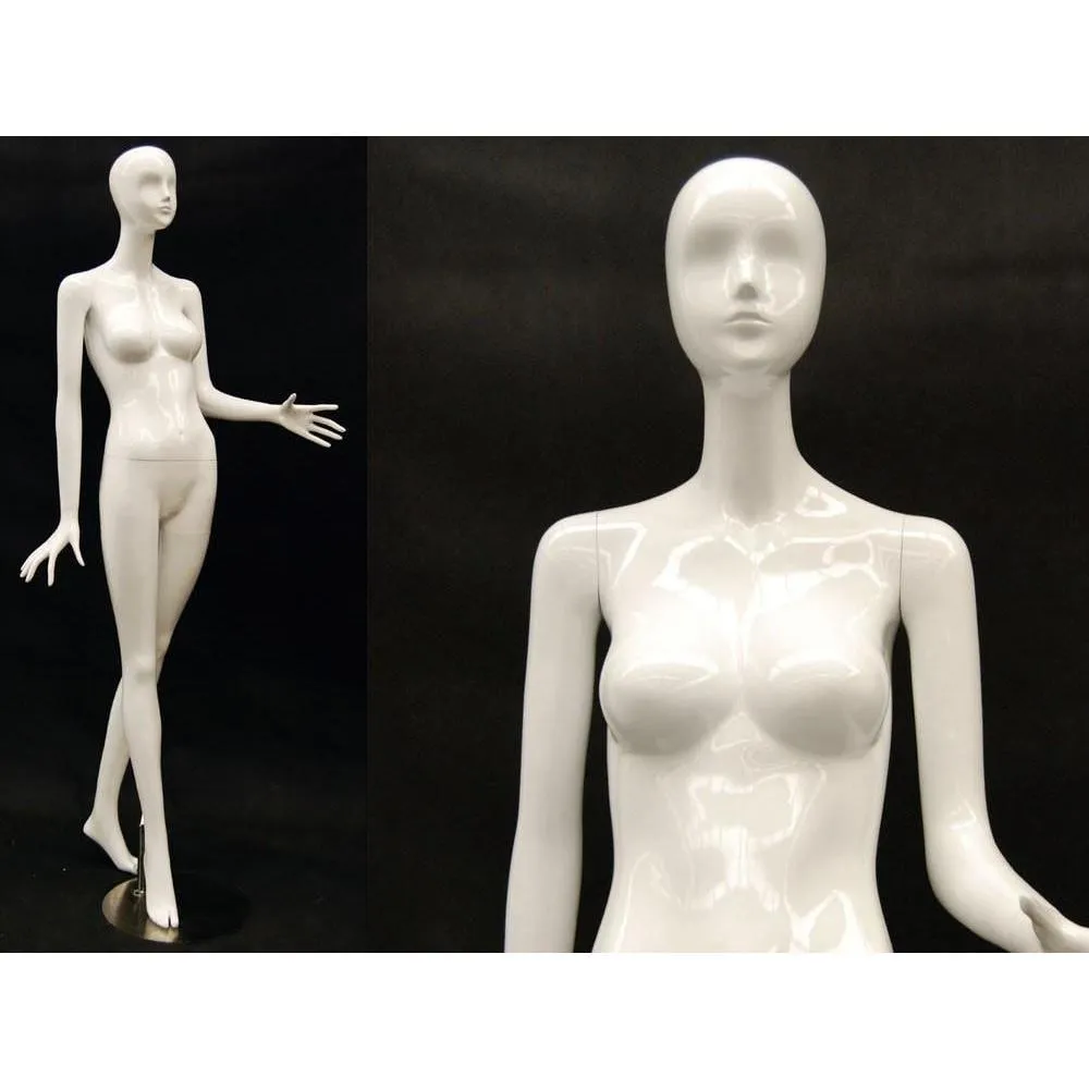 White Female Abstract Mannequin MM-IVY3