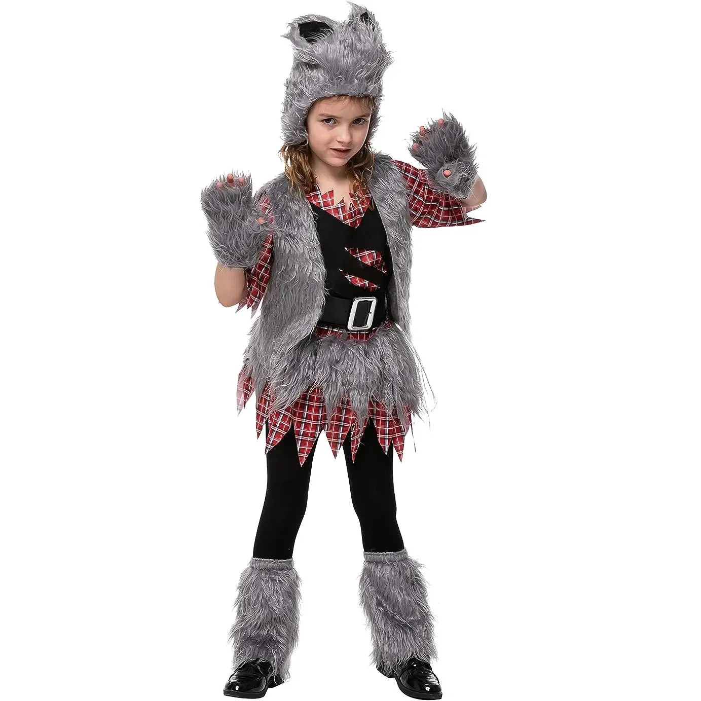 Wild Werewolf Costume for Kids in Halloween Parties