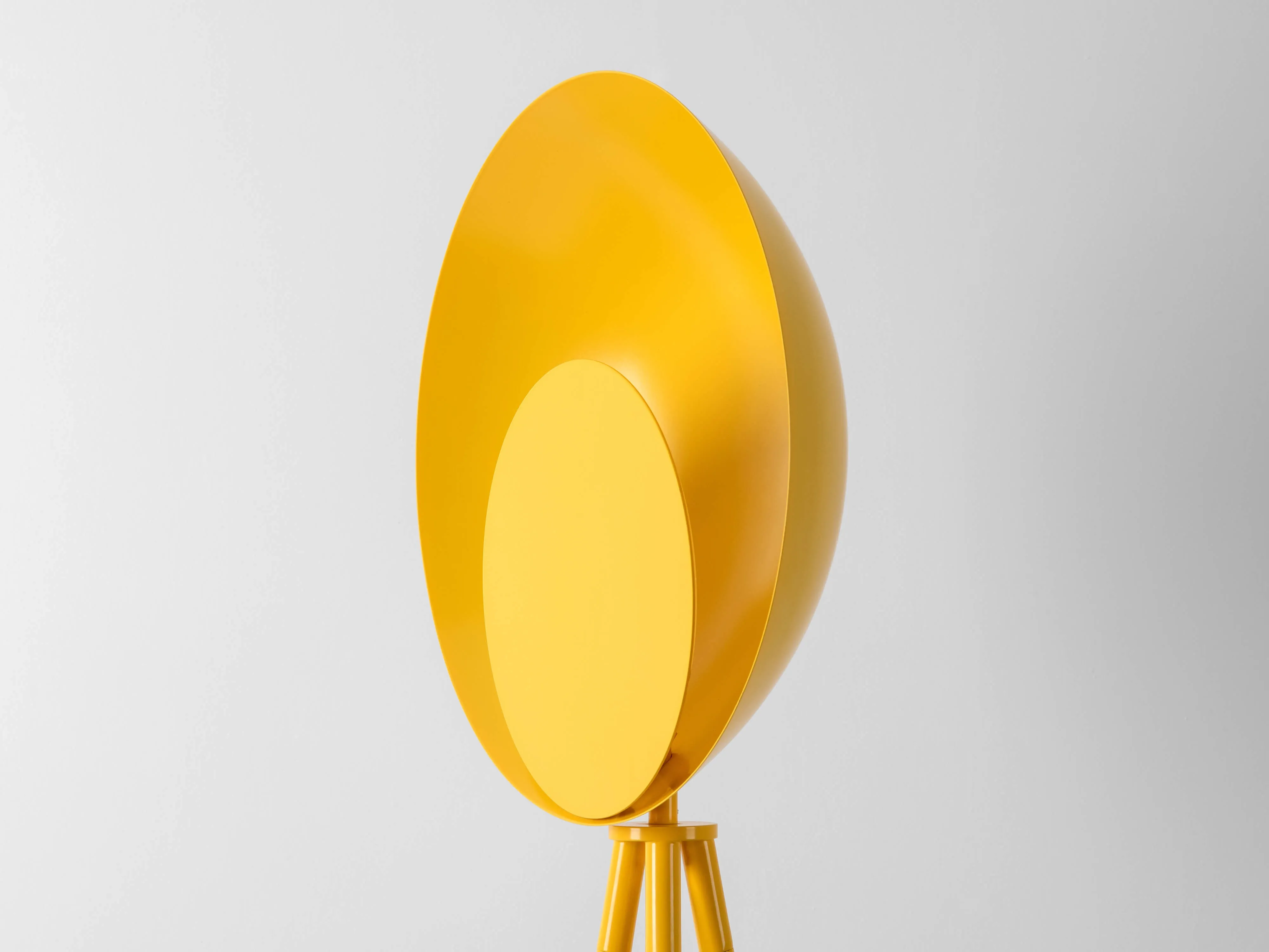 Yolk yellow diffuser floor lamp