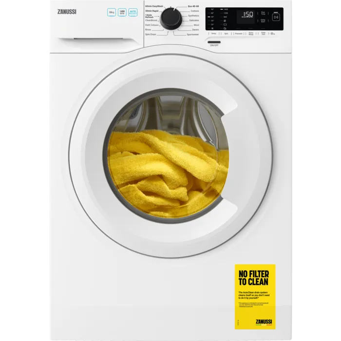 Zanussi 10KG 1400 Spin Freestanding Washing Machine - White | ZWF142E3PW