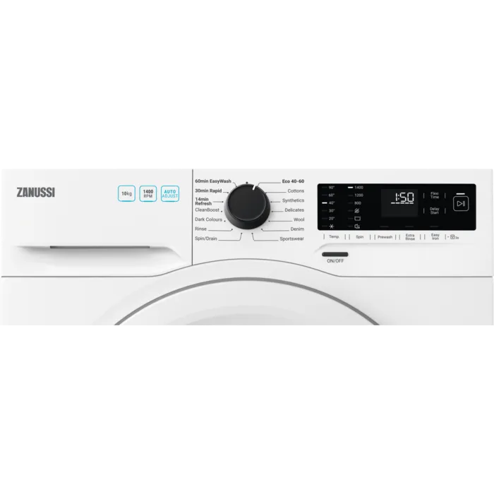 Zanussi 10KG 1400 Spin Freestanding Washing Machine - White | ZWF142E3PW